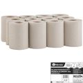 Merida economy - paper towel in roll, grey, 1 -ply, recycled paper, 65m (12 rolls / pack.)